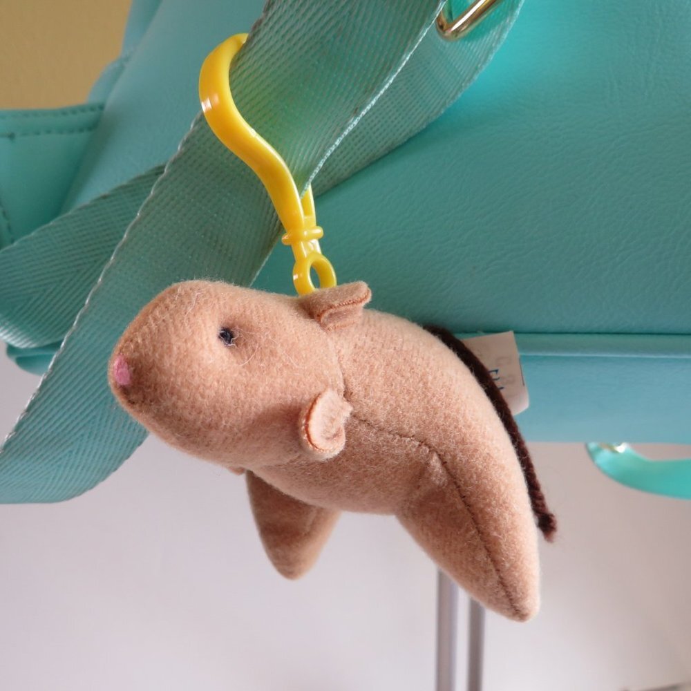 Mouse Mice BACKPACK CLIP plush mini farm pet stuffed animal #2